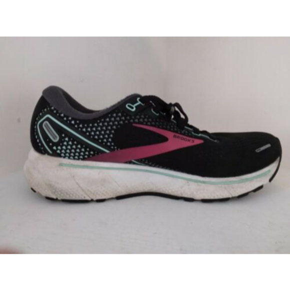 Brooks Ghost 14 Women’s Size 8.5 Road Running Shoes 1203561B013 Black/Pink/Yucca - Picture 7 of 9